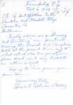 Letter From Susie E. Robinson to Alfred L. Shoemaker, November 6, 1959 by Susie E. Robinson