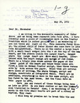 Letter From Blodwen Davies to Alfred L. Shoemaker, May 29, 1952