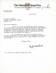 Letter From Mitford M. Mathews to Alfred L. Shoemaker, June 6, 1952