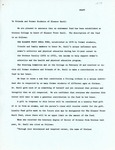 Draft of Letter Announcing an Endowment Fund in Honor of Eleanor Snell, February 18, 1978
