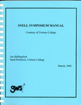Excerpt From Snell Symposium Manual, March 2002 by Jenepher Price Shillingford