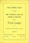 Program for the Stage Production First Lady