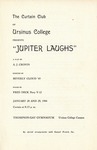 Program for the Stage Production Jupiter Laughs