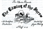 Program for the Stage Production The Taming of the Shrew by ProTheatre Club