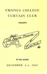 Program for the Stage Production The Adding Machine by Curtain Club