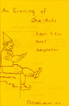 Program for the Stage Production An Evening of One-Acts by ProTheatre Club