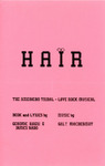 Program for the Stage Production Hair by ProTheatre Club