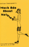 Program for the Stage Production Much Ado About Nothing by ProTheatre Club