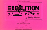 Program for the Stage Production Execution of Justice by ProTheatre Club