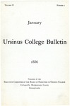 Ursinus College Bulletin Vol. 2, No. 1