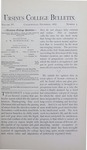 Ursinus College Bulletin Vol. 4, No. 3 by Augustus W. Bomberger and Jonathan L. Fluck