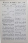 Ursinus College Bulletin Vol. 8, No. 9 by Augustus W. Bomberger, C. Henry Brandt, Whorten A. Kline, J. M. S. Isenberg, Jessie Royer, and W. G. Welsh