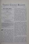 Ursinus College Bulletin Vol. 9, No. 1, October 1892