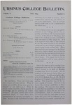 Ursinus College Bulletin Vol. 10, No. 8, May 1894 by Osville B. Wehr and G. W. Shellenberger