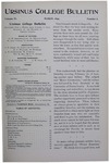 Ursinus College Bulletin Vol. 11, No. 6, March 1895