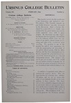 Ursinus College Bulletin Vol. 12, No. 5, February 1896 by G. W. Shellenberger