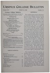Ursinus College Bulletin Vol. 16, No. 12, March 15, 1900