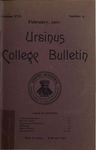 Ursinus College Bulletin Vol. 17, No. 5, February 15, 1901