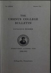 Ursinus College Catalogue for the Seventy-first Academic Year, 1940-1941