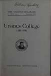 Ursinus College Catalogue, 1929-1930