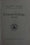 Ursinus College Catalogue, 1924-1925