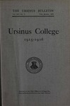 Ursinus College Catalogue, 1915-1916