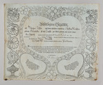 Birth and Baptism Certificate for Elisabeth Titzler by Daniel Wilhelm Lepper (died 1842)