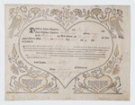 Birth and Baptism Certificate for Margreta Kuhl by John Bauman (1765-1809)