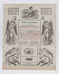 Birth and Baptism Certificate for Eliesabeth Miller by Johann Ritter & Co.