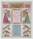 Birth and Baptism Certificate for Mary Ida Wiand by Eli J. Saeger (1818-88) and Edmund Leisenring (1816-82)