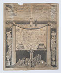 Birth and Baptism Certificate for Annamaria Meyer by Carl Friederich Egelmann (1782-1860)