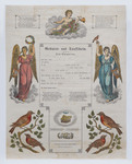 Birth and Baptism Certificate for Anna Macora Miller by Eagle Bookstore