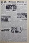 The Ursinus Weekly, October 30, 1975 by Ruth Von Kummer, Robert A. Searles, Barbara Broadbent, James Grosh, Barbara J. Grider, Alan Stetler, Robert Brant, Joseph Saraco, and Warren Fritz