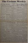 The Ursinus Weekly, November 12, 1945
