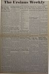 The Ursinus Weekly, May 27, 1946 by Jane Rathgeb, Marion Sare, and Irene Suflas