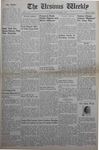The Ursinus Weekly, November 7, 1938 by Allen Dunn, Jerome David Salinger, and Harry Atkinson