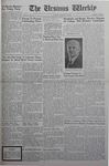 The Ursinus Weekly, February 20, 1939