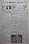 The Ursinus Weekly, November 15, 1937 by Vernon Groff, Harold Chern, and William F. Philip