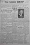 The Ursinus Weekly, February 8, 1937