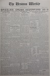 The Ursinus Weekly, October 6, 1930 by Stanley Omwake, George Leslie Omwake, and James John Herron