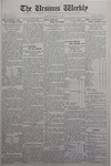 The Ursinus Weekly, March 2, 1931 by Stanley Omwake, Grace E. Kendig, and George Leslie Omwake