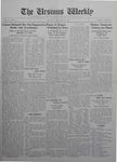 The Ursinus Weekly, October 20, 1924