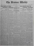The Ursinus Weekly, October 29, 1923