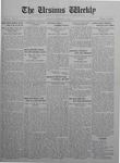 The Ursinus Weekly, December 10, 1923 by Richard F. Deitz and George Leslie Omwake