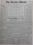 The Ursinus Weekly, October 2, 1922 by F. Nelsen Schlegel