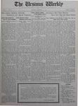 The Ursinus Weekly, October 30, 1922 by F. Nelsen Schlegel