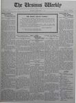 The Ursinus Weekly, November 6, 1922 by F. Nelsen Schlegel