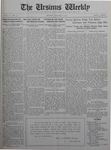 The Ursinus Weekly, January 8, 1923 by F. Nelsen Schlegel
