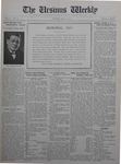 The Ursinus Weekly, May 29, 1922