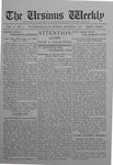 The Ursinus Weekly, October 6, 1919